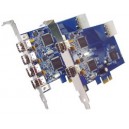 IOI Tarjeta IEEE1394A 4 puertos 400Mbits PCIExpress 2 chip TI