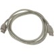 Cable USB A-A 1.8m macho-macho