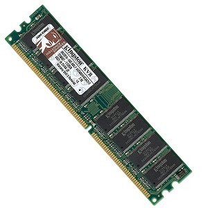 Memoria Kingston 1GB 400MHz DDR Non-ECC CL3 (3-3-3) DIMM